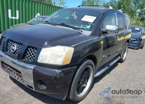 2007 Nissan Armada Se from USA, damaged, VIN 5N1BA08A37N706861